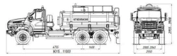 Oil Tanker for Oil Field Transport - ACN 4680M1 on URAL 4320 Chassis