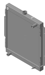 Liquid Cooling Radiator for Engine Temperature Control A0001476035-1301010