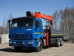 Hydraulic Crane Truck KMA Based on KAMAZ 65117 64K12N-U1