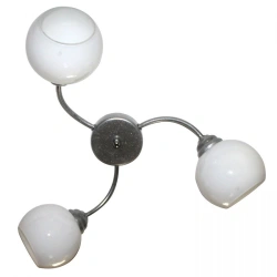 Modern "Kamila" 131 Matte Chrome Ceiling Light NSB 01-3x60-133 E27 IU