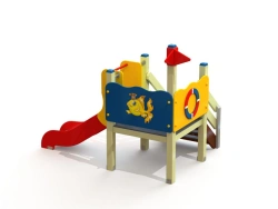 Children's Play Complex with Tower and Slide - Model DIC 2.137