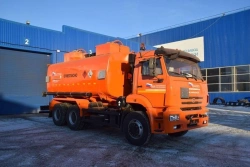 Fuel Transporter ATZ-6.5-4308, UZST Brand, Type 6619-20 on KAMAZ 4308-C4 Chassis