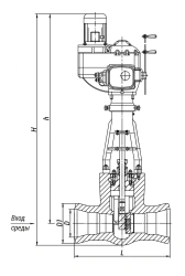 Regulating Valve 870-200-ЭмЧ for Thermal Power Systems