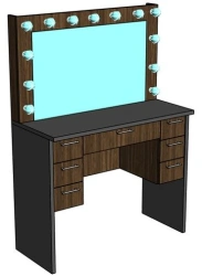 Makeup Table with LED Lighting Model TU 31.01.11-001-05065033-2021