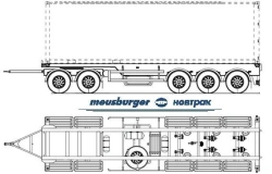 Five-Axle Container Transport Trailer AW-560