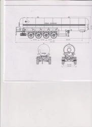 Liquefied Hydrocarbon Gas Tank Semi-Trailer PPCCT4-12 Model 96443-0000010-07