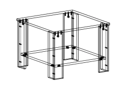 Wooden Coffee Table for Interior Decoration
