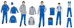 Women's Workwear Sets (Jacket, Shirt-Jacket, Vest, Pants) for Transneft Employees