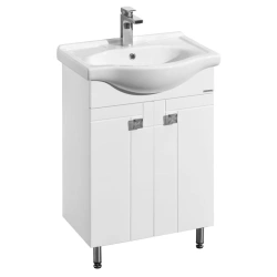 Stylish Aquaton Fiji 60 White Vanity Cabinet 1A179601FG0101