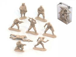 US Navy SEAL Soldiers Set (8 pcs in small transparent box)