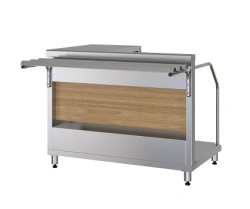 Universal Cash Register Counter with Decor and LED Lighting PC11-02