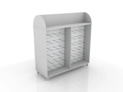 Double Rack Stand 304-001-6 for Medical Facilities