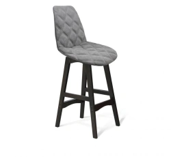 Sheffilton SHT-ST29 Semi-Bar Stool with Microvelvet Seat