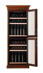 Dual-Chamber Wine Cabinet "POZIS" M for Optimal Wine Storage