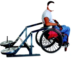 A-150i Downward Press for Wheelchair Users (Free Weight)
