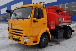 Fuel Transport and Dispensing Tanker, UZST Model 6619-70 on KAMAZ 4308-G5 Chassis