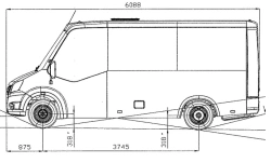 GAZelle NEXT Chassis, Modification A67R43, Gasoline Engine
