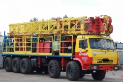 BARs-80A Self-Propelled Lifting Unit for Well Repair and Drilling