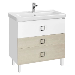 Elegant Istanbul 85M Sink Cabinet by Aquaton - Pine Laredo Model 1A145901ST5901