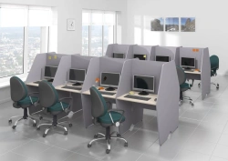 Wooden Office Desks for Call Centers - Collection "Office Furniture