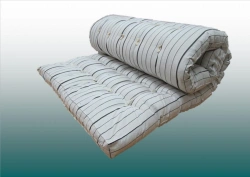 Mixed Fabric Stuffed Mattress with Cotton and Technical Wool Filling