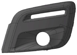 Left Embossed Cover for Vehicles M1 and N1 - 9810965777