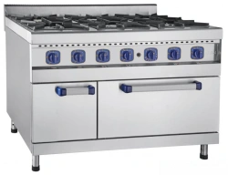 Six-Burner Gas Kitchen Stove PГК-69ЖШ-II-A