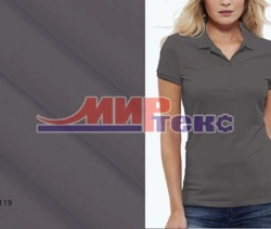 Mélange Knit Fabric (70% Cotton, 22% Polyester, 8% PU) for Clothing