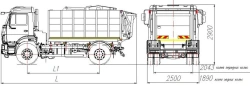 Rear-Loading Garbage Truck Model MK-4540-04