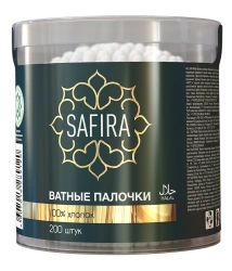 SAFIRA cotton buds (cylinder) 1/200/24