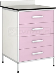 Stationary Cabinet TБ-4КН with 4 Drawers