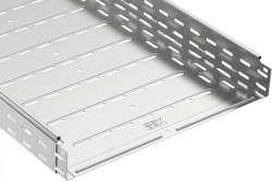 Perforated Cable Tray 80x400x3000 RAL 9016 CLPK10-080-400-3