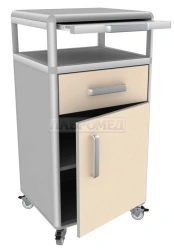 Mobile bedside cabinet TPP-1 for medical diagnostic labs