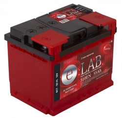 Lead-acid Battery for Starting Piston Engines 6СТ-55 "ELAB
