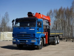 Hydraulic Crane Truck KMA on KAMAZ 65117 Base 64K30N-UK
