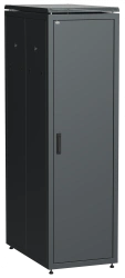 LINEA N 42U 19" Network Cabinet with Metal Front Door, Black (LN05-42U61-M)