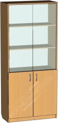 Glass Educational Material Cabinet 800x350x1810