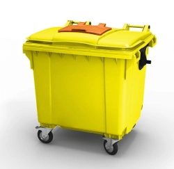 Mobile Waste Container 1100L Art. 29.C19.W (20.807.1.20.PE; 21.056.20.PE.W)