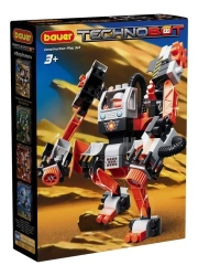 Bauer TechnoBot Series Educational Building Set with Large Robot and Pilot