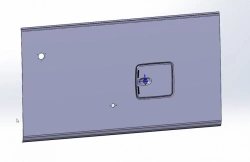 Fuel Tank Panel made of Polyester Fiberglass Model 5299-403-5402550