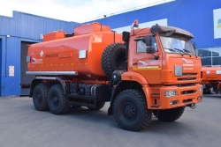 Fuel Transporter for Light Oil Products, Model UZST 6619-69 on KAMAZ 65225-54 Chassis