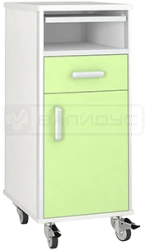 Medical Bedside Cabinet with Pull-Out Table TPB-2K