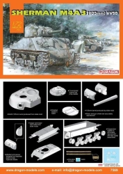 M4A3 Tank Model (105mm) VVSS - Easy Assembly