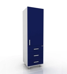 Medical Modular Cabinet with 3 Drawers, Model 102-005-5, 600x600x2100mm