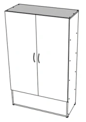 Material Storage Cabinet for External Use