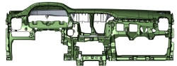 Instrument Panel Frame for Airflow and Safety Deployment (Art. 84711-H0AA0IJT)