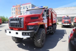 Firefighting Foam Vehicle APT 6.0-60 (4320) on Ural 4320 Chassis