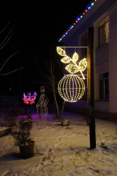 Decorative LED Panel "Mandarin" - Outdoor Light Fixture with Brackets (220V, 24V, 12V)