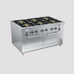 Professional Gas Stove PRG-IIA-6 2DSh "Maxi