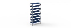 Metal archival shelving unit, series ELTI